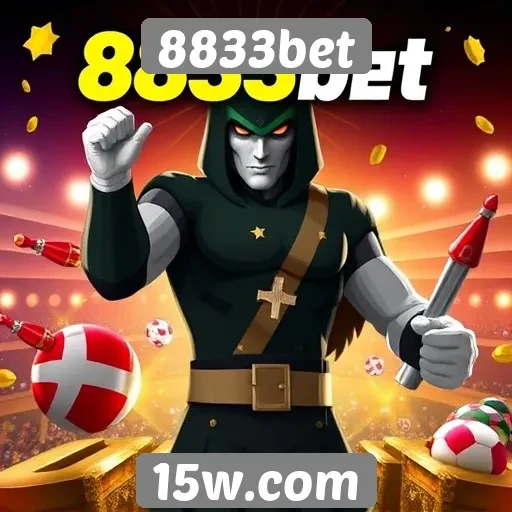 Variedade de jogos disponíveis no 8833bet